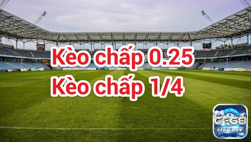 Kèo chấp 0.25 là gì? Cách hiểu đúng và tính tiền chi tiết Kèo 0.25 thường xuất hiện khi sức mạnh của hai đội gần như tương đương, nhưng có một đội nhỉnh hơn đôi chút