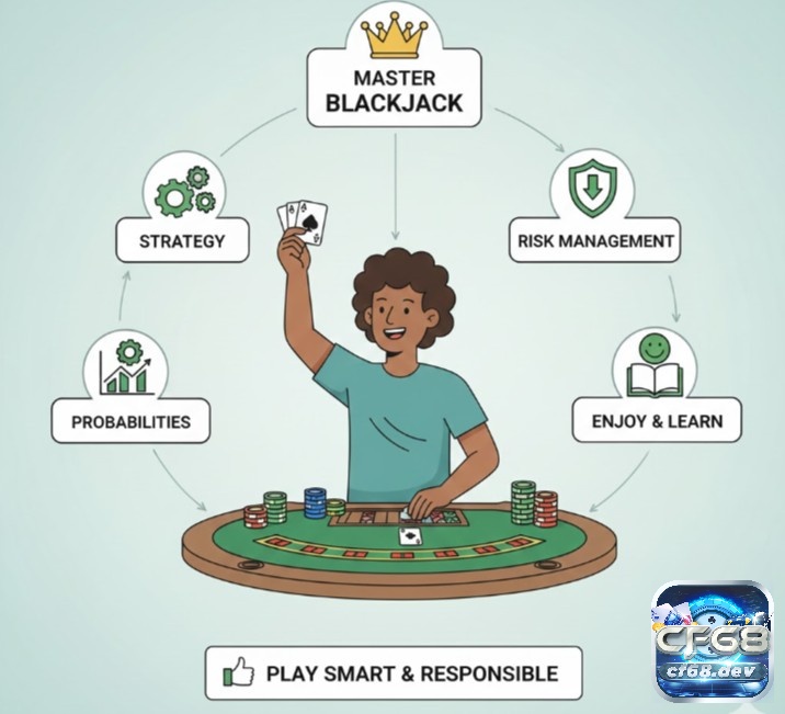 Cách hit stand trong blackjack chuẩn xác giúp tối ưu điểm số Người chơi blackjack đang tập trung rèn luyện cách hit stand trong blackjack để nâng cao kỹ năng và đưa ra quyết định thông minh
