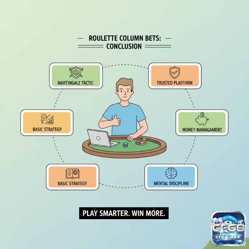Cược cột roulette – Cách đặt cược column bet và payout Người chơi Roulette sử dụng cược cột để tối ưu hóa trải nghiệm, gia tăng cơ hội chiến thắng thông qua chiến thuật và quản lý vốn