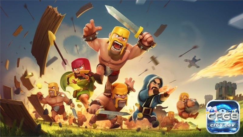 Game online chiến thuật phổ biến với các pha đấu trí căng não Clash of Clans là game chiến thuật xây làng – thủ thành, nơi bạn vừa phải thiết kế phòng thủ, vừa huấn luyện quân đi cướp tài nguyên