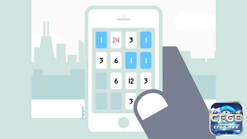 Game online puzzle hay nhất thử thách trí não cực đỉnh Threes! là dạng puzzle số tối giản về giao diện nhưng “nặng đô” về mặt tư duy chiến lược