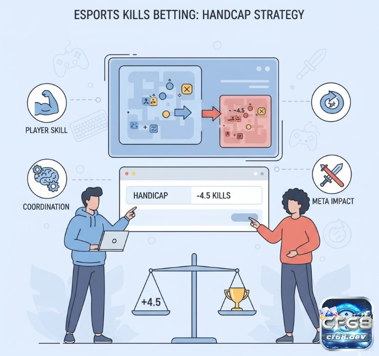 Kèo kills Esports là gì? Cách cược số mạng hạ gục Người chơi Esports phân tích kỹ năng cá nhân, chiến thuật tổng thể và meta game để đặt cược kèo chấp kills