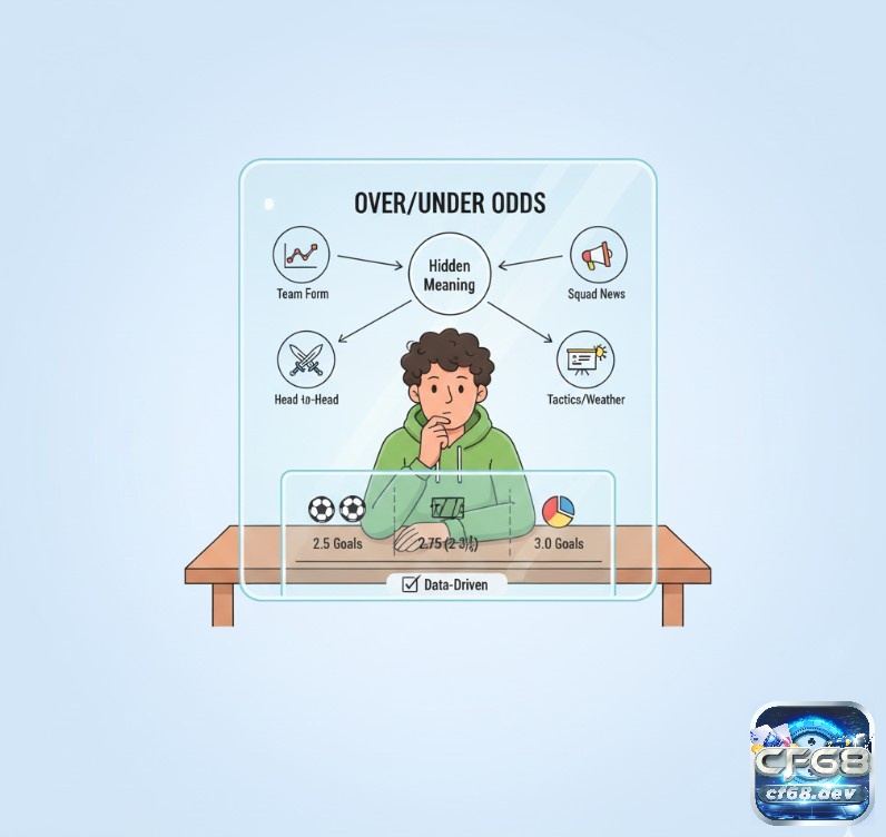 Kèo tài xỉu bóng đá – Cách đọc kèo và chiến lược chơi hiệu quả Người chơi đang phân tích các yếu tố ảnh hưởng đến tỷ lệ kèo tài xỉu để đưa ra quyết định cá cược chính xác