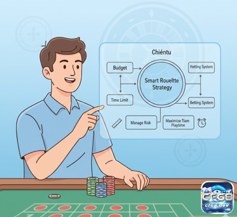 Luật chơi roulette cơ bản – Hướng dẫn nhập môn cho người mới Người chơi Roulette áp dụng các chiến thuật Martingale, Fibonacci, Paroli để quản lý rủi ro và tối ưu hóa cơ hội thắng