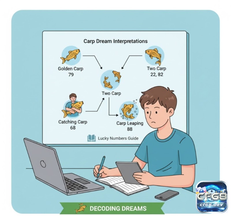 Mơ thấy cá chép đánh số gì? Giải mã giấc mơ chuẩn xác Mơ thấy cá chép đánh số gì?