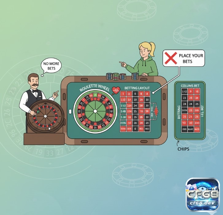 Roulette European là gì? Giải thích chi tiết từ A đến Z Trong Roulette châu Âu, người chơi ngưng cược lúc bóng bắt đầu chậm lại và căng thẳng theo dõi khoảnh khắc bóng dừng