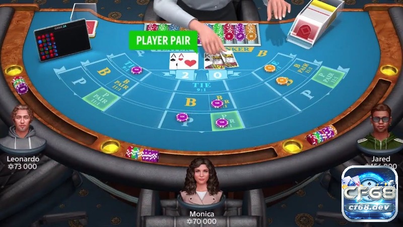 Baccarat đổi thưởng: Luật chơi, cách chơi, mẹo chơi dễ thắng Mỗi cửa cược sẽ được chia tối đa 3 lá bài, nhưng 2 lá bài đầu tiên sẽ là cơ sở để tính điểm