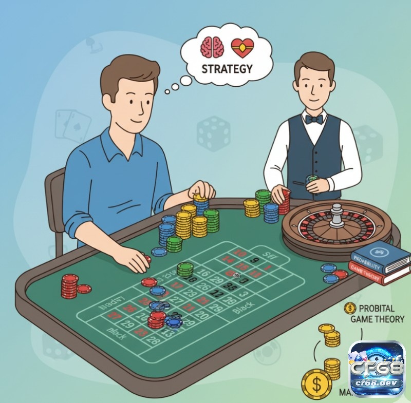 Chip màu trong Roulette là gì? Hướng dẫn chi tiết A-Z Người chơi Roulette sử dụng chip màu để đặt cược, phân biệt tiền và tập trung vào chiến thuật chơi trên bàn