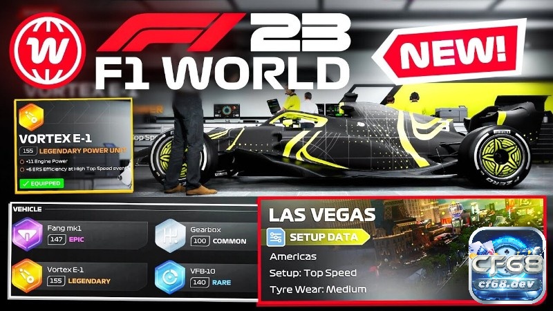 Game F1 23: Chuẩn mực mới của game đua xe công thức 1 Màn hình F1 World hiển thị tiến trình, phần thưởng và các sự kiện đua trực tuyến
