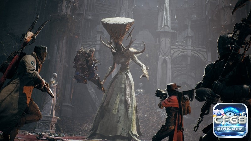 Game Remnant II: Souls Shooter RNG cực gây nghiện trên PC Nhân vật chiến đấu góc nhìn thứ ba trong thế giới u tối của game Remnant II