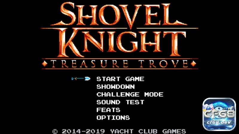 Game Shovel Knight: Treasure Trove - Game đi ngang cực đỉnh Màn chọn chế độ hiển thị nhiều chiến dịch và thử thách, giao diện pixel rõ ràng