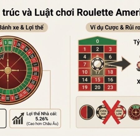 Roulette American là gì? Luật chơi, xác suất và chiến lược