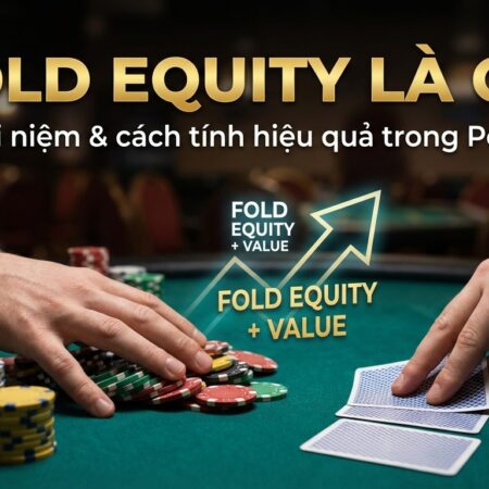 Fold Equity là gì? Khái niệm & cách tính hiệu quả trong Poker