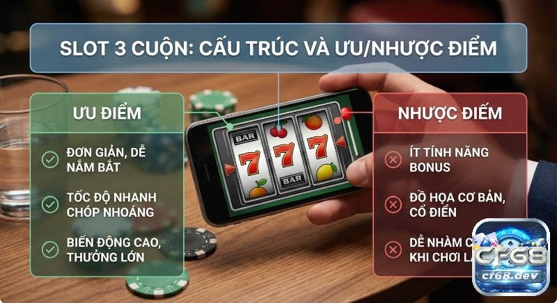 Slot 3 cuộn vs 5 cuộn: Khác biệt gì? Nên chọn loại nào? Tổng quan các tính năng và ưu điểm của Slot 5 cuộn hiện đại: 5 cuộn, nhiều paylines, bonus, đồ họa và Jackpot lũy tiến, thể hiện sức hút lớn