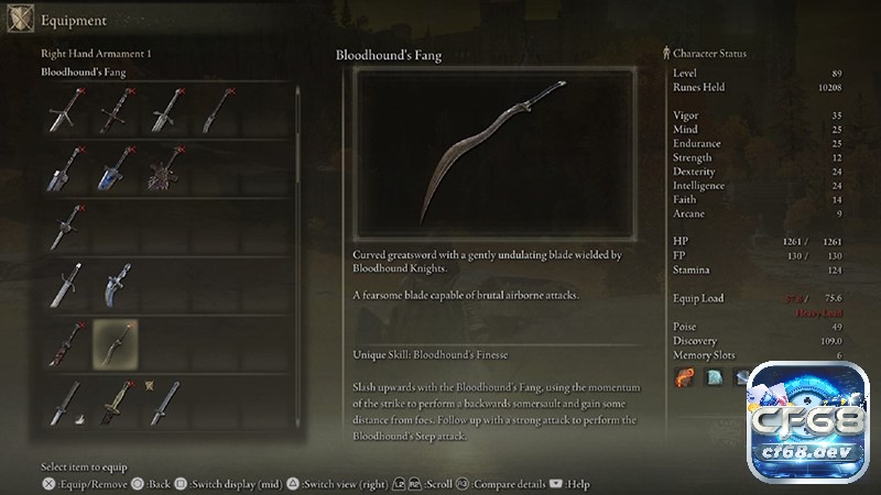 Game Elden Ring - Tựa game hành động nhập vai hấp dẫn Một số vũ khí trong game từ cận chiến như kiếm, rìu đến phép thuật tầm xa
