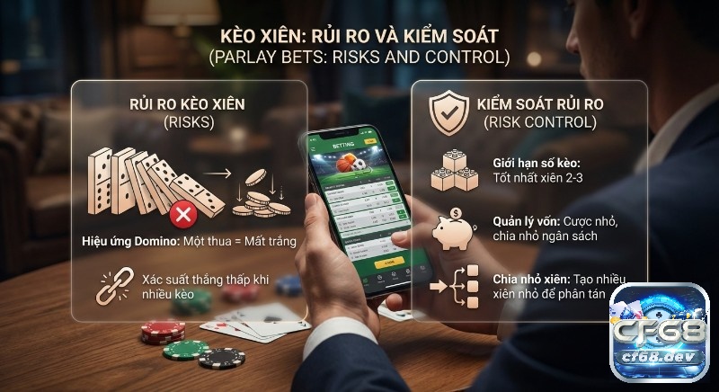 Kèo xiên 2-3-4 là gì? Cách tính và mẹo chơi thắng lớn Tổng quan rủi ro chết người và kiểm soát kèo xiên 2-3-4 là gì, từ hiệu ứng Domino đến chiến lược quản lý vốn, giới hạn số kèo 2-3