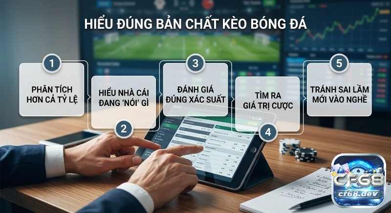 Cách phân tích kèo bóng đá hiệu quả: Bí quyết thắng lớn 2026 Quy trình 5 bước hiểu đúng bản chất kèo bóng đá, giúp cách phân tích kèo bóng đá chuyên sâu, đánh giá xác suất và tránh sai lầm