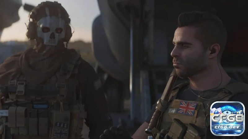 Game Call of Duty: Modern Warfare II (2022) - Tử chiến tàn khốc Ghost và Soap trong một phân đoạn căng thẳng của Modern Warfare II