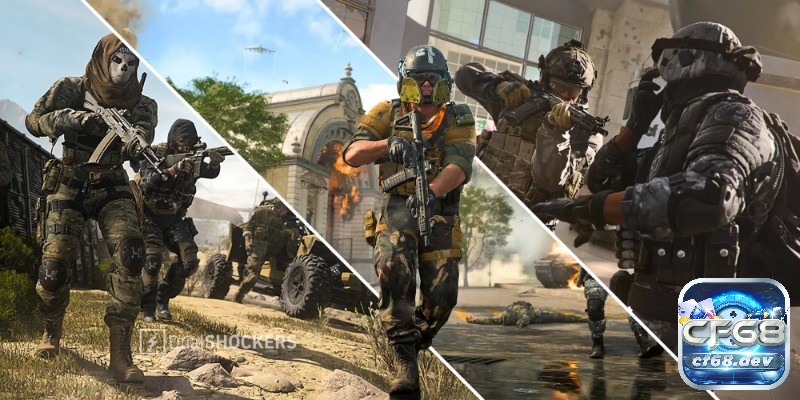 Game Call of Duty: Modern Warfare II (2022) - Tử chiến tàn khốc Cảnh hành động trên phương tiện giữa giao tranh trong Modern Warfare II