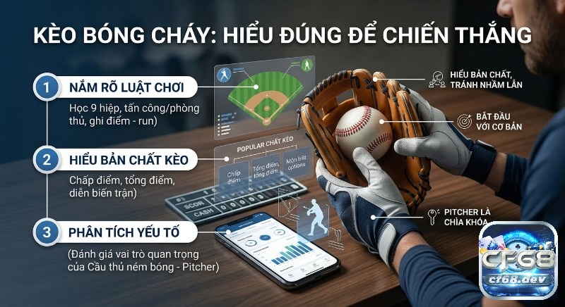 Kèo bóng chày là gì? Giải thích A-Z & cách đặt cược hiệu quả Quy trình 3 bước hiểu đúng bản chất kèo bóng chày là gì trước khi xuống tiền, tập trung luật chơi, loại kèo và phân tích vai trò pitcher