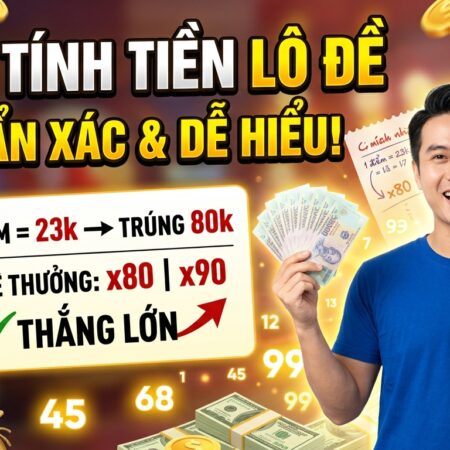 Cách tính tiền lô đề chuẩn xác: Tỷ lệ thưởng cao, dễ hiểu