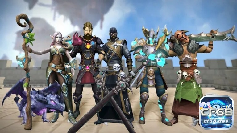 Game online cày cuốc PC đồ họa đẹp, cày lâu không chán RuneScape game online cày cuốc PC với nhiều kỹ năng phát triển nhân vật