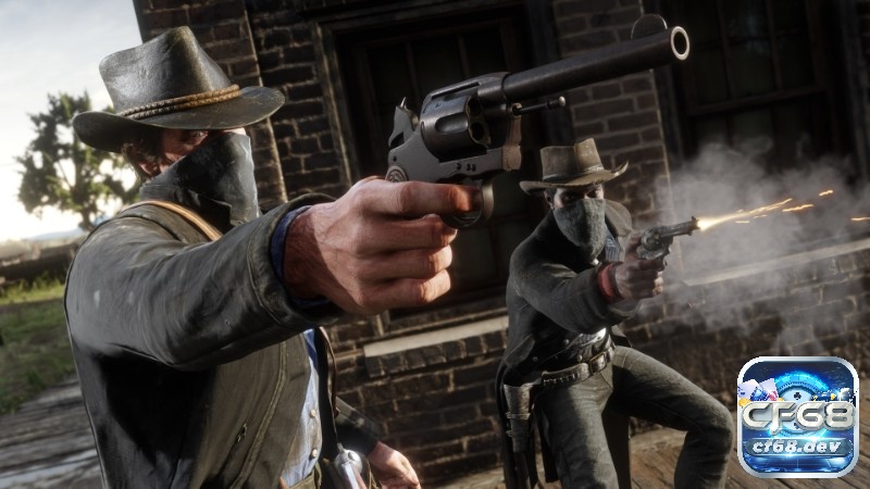 Game Red Dead Redemption 2: Trở về miền Tây hoang dã Hệ thống vũ khí trong Red Dead Redemption 2 mang lại cảm giác đấu súng chậm, nặng và đậm chất cao bồi