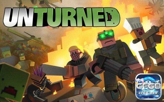 Game thế giới mở online miễn phí, phiêu lưu cực đã Unturned game thế giới mở online sinh tồn zombie đồ họa khối vuông