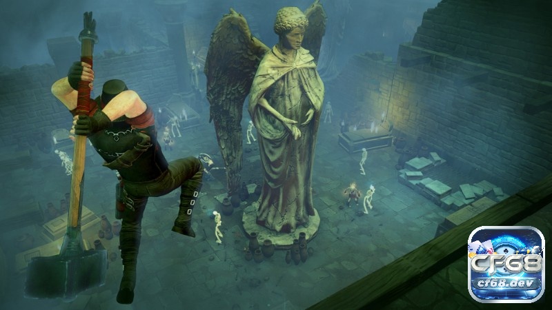 Game Victor Vran: Trải nghiệm săn quái Gothic cực cuốn Đồ họa Gothic giúp Victor Vran tạo bầu không khí săn quỷ tối màu nhưng vẫn dễ quan sát khi chiến đấu