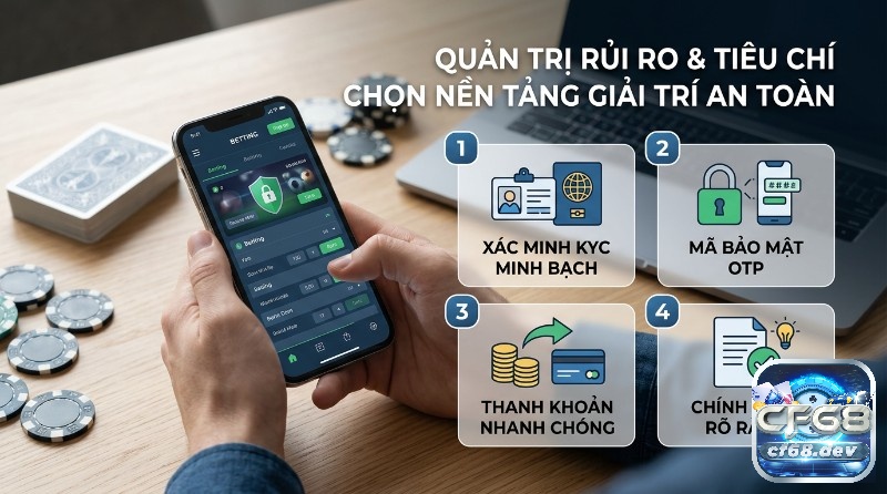 Lô xiên 2 là gì? Tỷ lệ ăn siêu hấp dẫn, cách chơi dễ hiểu Quản trị rủi ro và tiêu chí chọn nền tảng giải trí an toàn với KYC minh bạch, mã bảo mật OTP, thanh khoản nhanh chóng, chính sách rõ ràng trên ứng dụng di động