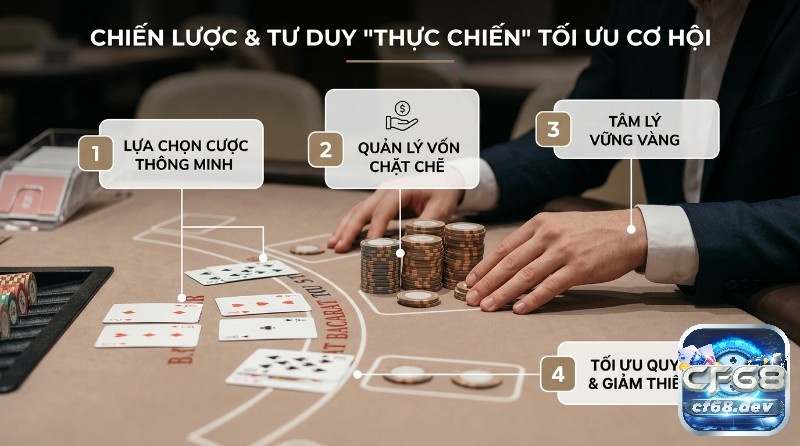 Hướng dẫn chơi Baccarat online dễ hiểu, thắng lớn 2026 Chiến lược thực chiến Baccarat: lựa chọn cược thông minh, quản lý vốn chặt chẽ, tâm lý vững vàng, tối ưu quyết định và giảm thiểu rủi ro