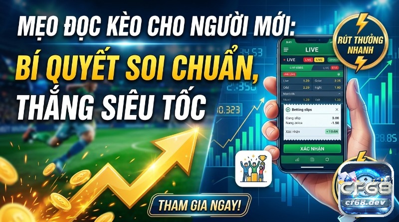 Mẹo đọc kèo cho người mới: Bí quyết soi chuẩn, thắng siêu tốc Hiểu rõ các loại kèo, đọc vị được sự biến động và nhận diện các rủi ro tín nhiệm là những bước đi đầu tiên trên hành trình trở thành một người chơi thông thái